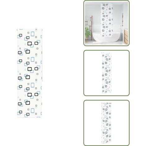 Tenda per doccia - vidaXL Tenda a Rullo Doccia 80x240 cm Larghezza Tessuto 76 cm - Tenda a soffitto