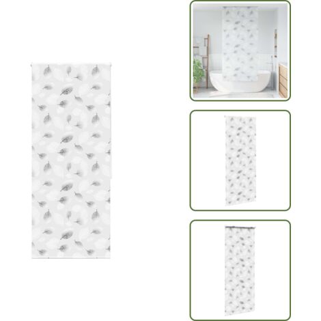 Tenda per doccia - vidaXL Tenda a Rullo Doccia 90x240 cm Larghezza Tessuto 86 cm - Tenda a rullo per doccia
