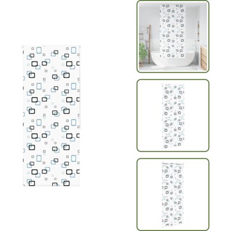 Tenda per doccia - vidaXL Tenda a Rullo Doccia 90x240 cm Larghezza Tessuto 86 cm - Tenda a soffitto