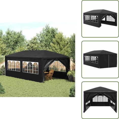 Tenda per eventi - vidaXL Tenda per Feste 3x6 m Antracite - Gazebo all'aperto