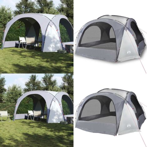 Tenda per Feste Bianca e Grigia Impermeabile - Tenda impermeabile - Tenda da campeggio