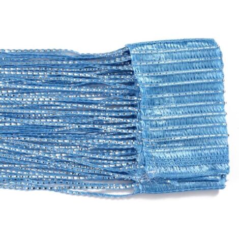 Tenda per porta con nappe, tenda per porta a fili, tenda per porta a fili glitterati, divisorio per finestra, tenda con pannello divisorio decorativo a nappe, adatta per casa, matrimonio, festa