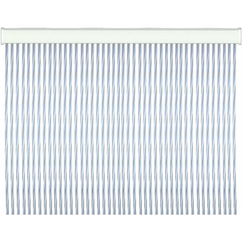 Tenda per porte in pvc antirumore antimosche Twist - 100x220 cm. White