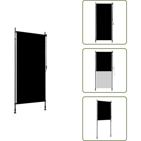 Tenda per veranda - vidaXL Tenda a Rullo per Esterni 100x270 cm Antracite - Tenda per pergola