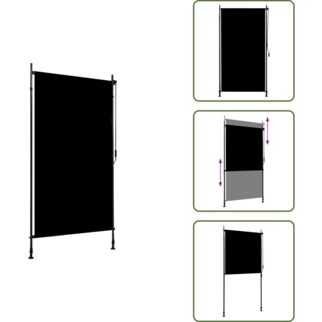 Tenda per veranda - vidaXL Tenda a Rullo per Esterni 120x270 cm Antracite - Tenda per pergola