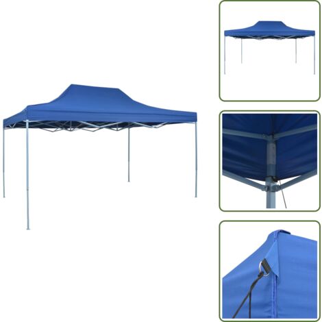 Tenda Pieghevole Pop-Up 3x4,5 m Blu