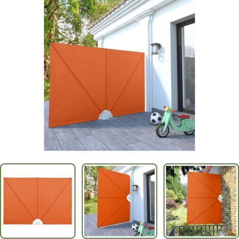 Tenda pieghevole -  Tenda Laterale per Terrazza Pieghevole Terracotta 240x160 cm