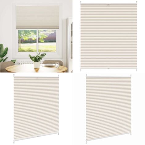 Tenda plissè 110x100cm Crema - Tenda privacy - Tenda solare