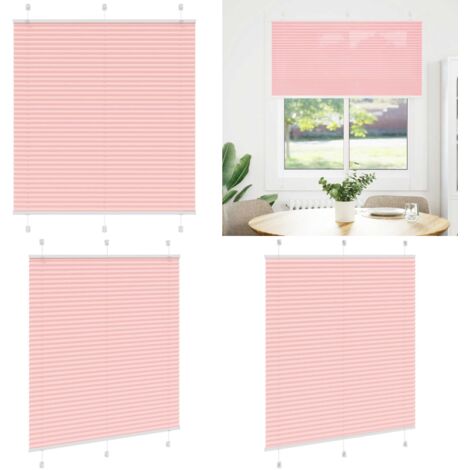 Tenda Plissettata Rosa 120x150 cm Larghezza Tessuto 119,4 cm - Tenda privacy - Protezione solare