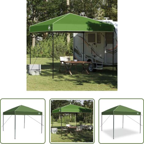 Tenda pop-up -  Tenda Gazebo Verde 243 x 243 x 251 cm Tessuto