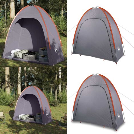 Tenda Portaoggetti Grigio e Arancione Impermeabile - Tenda da campeggio - Tenda per viaggi
