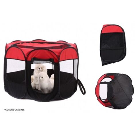 Tenda Portatile Pieghevole Cani Gatti Cuccia 90x90x60 Cm
