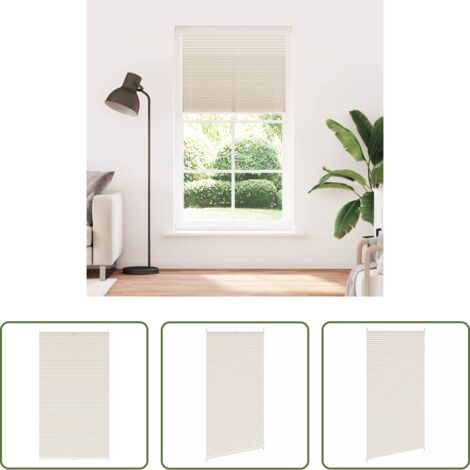 Tenda privacy - Tenda plissè 110x200cm Crema