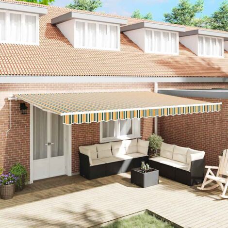 Tenda retrattile Multicolore 500 × 350 cm vidaXL