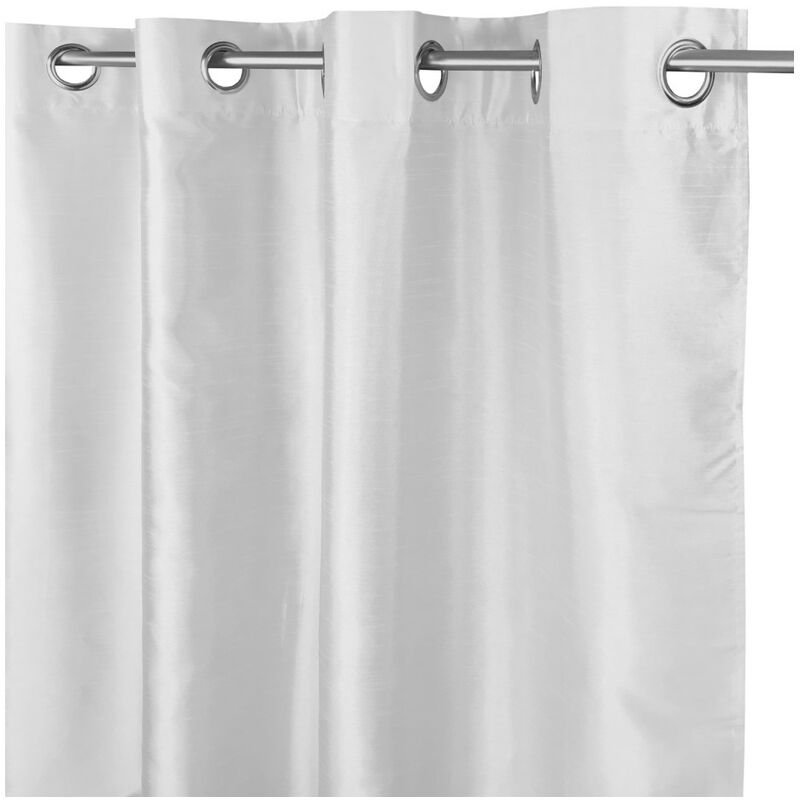 Tenda Shay In Tinta Unita Bianco Cm. 140x290 Confezionata