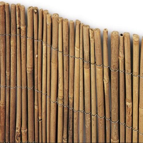 AUTRES Arella in canne di bamboo naturale Ø 10 mm, stuoia ombreggiante per recinzioni -150 x 300 cm