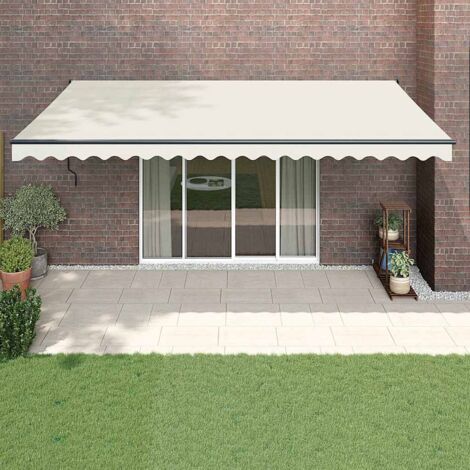 Tenda Sole Automatica Retrattile Crema 5x3 m vidaXL
