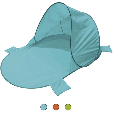Tenda spiaggia con tettino 200x130x90cm cm 3 ass.