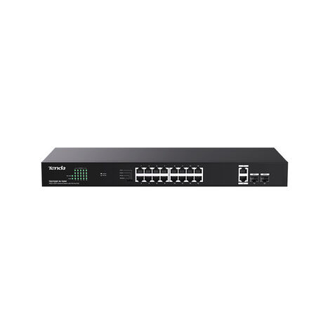 Tenda Switch Teg1120p-16-150w 18p Ge+2sfp Con 16p Poe 150w Power Consumption 30w Max. Poe Of Single Port