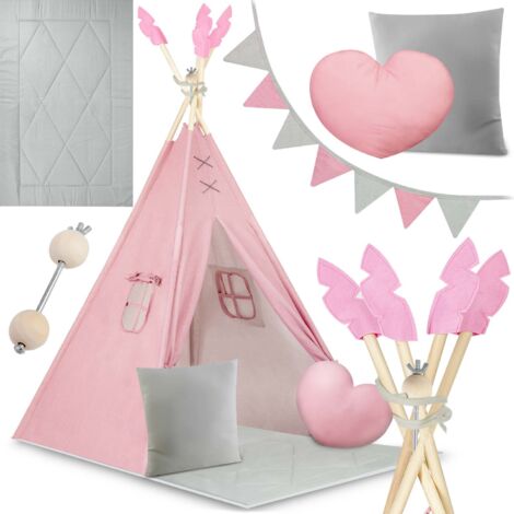 Tenda Teepee per bambini NK-406 Nukido - rosa