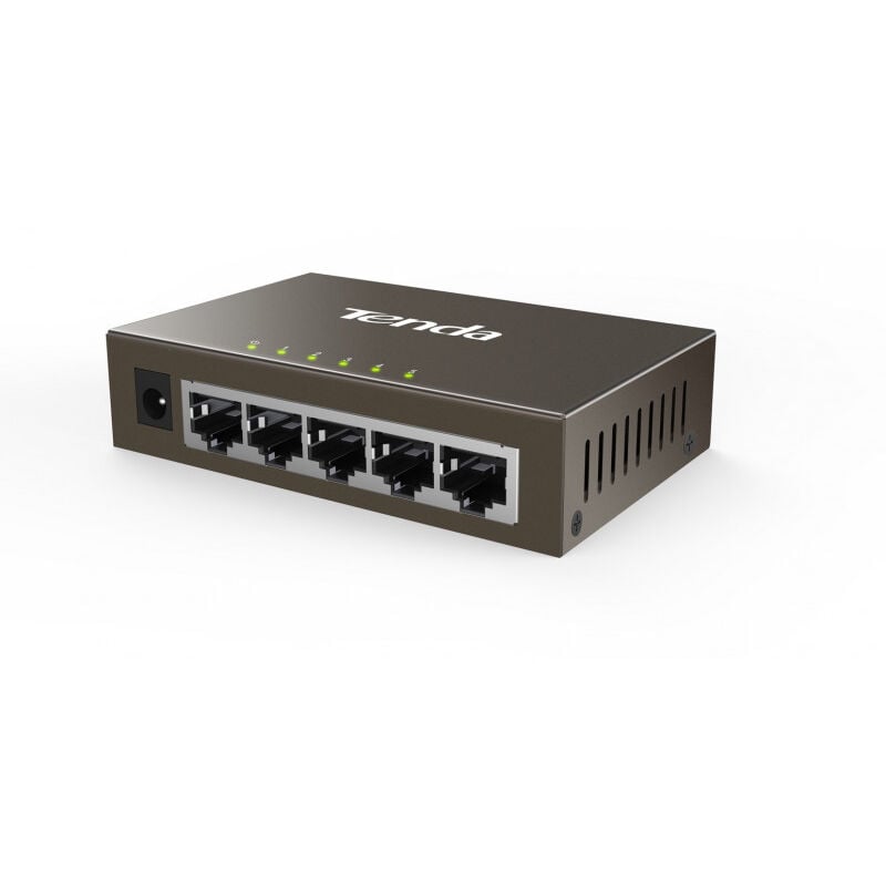 Tenda Switch Ethernet 5 Ports, Switch Gigabit 10/100/1000Mbps, Auto MDI/MDX, Plug and Play, Switch Rj45 pour la Maison et le Bureau (TEG1005D)
