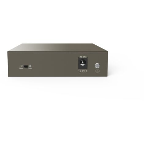 Tenda TEG1105P-4-63W-EU commutateur réseau Gigabit Ethernet (10/100/1000) Connexion Ethernet, supportant l'alimentation via ce port (PoE) Gris