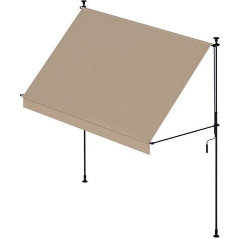Tenda Terrazza Cityline 3x1,2 Beige – Portatile senza Forare – Protezione UV