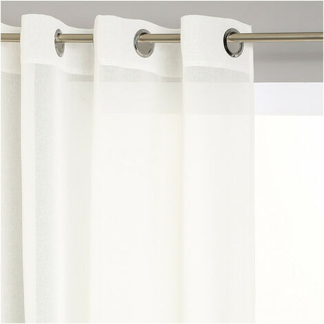 Tenda a rete Etamine bianco avorio 140x240cm - Atmosphera créateur d'intérieur