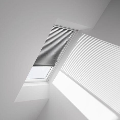 Tenda veneziana bianca elettrica 114x118 tetto casa arredo design - velux italia