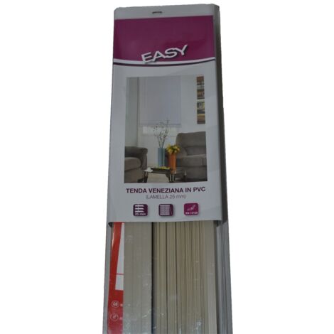 Tenda Veneziana In PVC - 50 Mm, 60 X 220 Cm, Colore Bianco - Foto 8