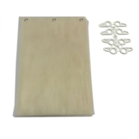 TENDA ZANZARIERA 150X250 CM  BEIGE  PER PORTE