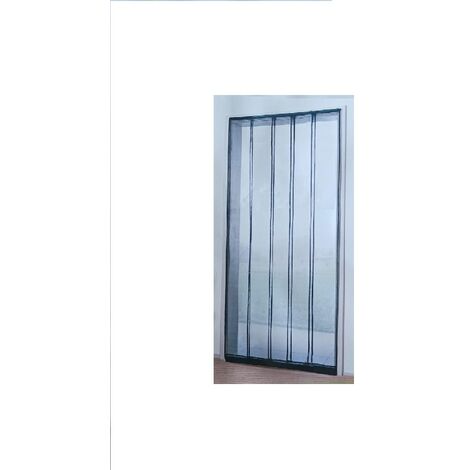 Tenda Zanzariera Pannelli Strisce Verticali per portefinestre Riducibile 120x240