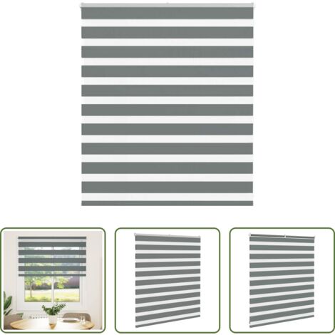 Tenda zebrata -  Tenda a Rullo Zebra Larghezza Tessuto 125,9 cm Poliestere