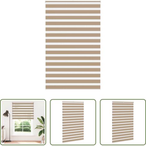 Tenda zebrata -  Tenda a Rullo Zebra Larghezza Tessuto 135,9 cm Poliestere