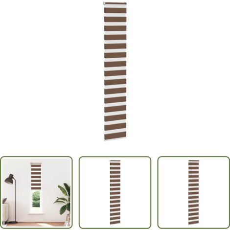 Tenda zebrata -  Tenda a Rullo Zebra Larghezza Tessuto 35,9 cm Poliestere