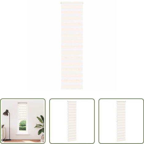 Tenda zebrata -  Tenda a Rullo Zebra Larghezza Tessuto 50,9 cm Poliestere