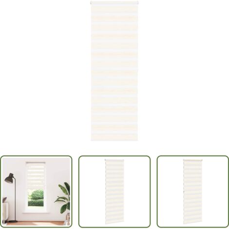 Tenda zebrata -  Tenda a Rullo Zebra Larghezza Tessuto 65,9 cm Poliestere