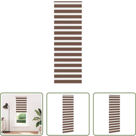 Tenda zebrata -  Tenda a Rullo Zebra Larghezza Tessuto 65,9 cm Poliestere
