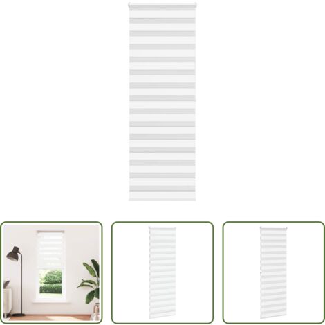 Tenda zebrata -  Tenda a Rullo Zebra Larghezza Tessuto 80,9 cm Poliestere