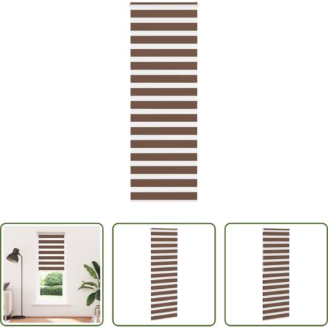 Tenda zebrata -  Tenda a Rullo Zebra Larghezza Tessuto 85,9 cm Poliestere