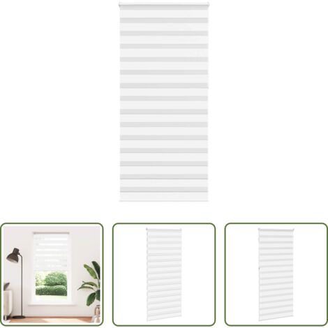 Tenda zebrata -  Tenda a Rullo Zebra Larghezza Tessuto 90,9 cm Poliestere