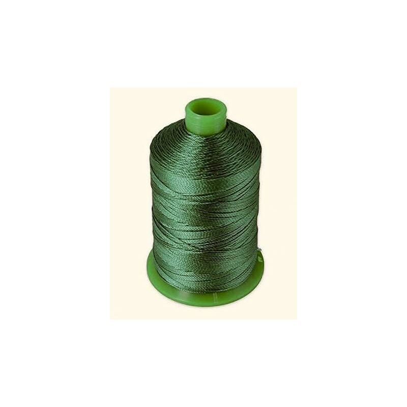 Image of Tendaggimania - bobina filato Rocchetto Filo per macchine da cucire, Cono da 3000 mt, 100% poliestere- Colore Verde 707