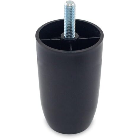 TENDAGGIMANIA Piedini per Mobili, Divani, Poltrone e Pouf- in Plastica- 1 Piedino Altezza 10 cm