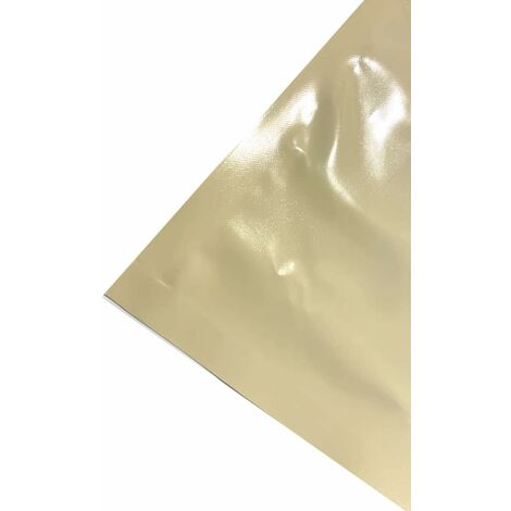 TENDAGGIMANIA Telo in PVC in alta grammatura 650 g/mq - impermeabile al 100% - Ignifugo, Anti UV, Antivento, Antipioggia, Antistrappo - Vendita al mezzo metro lineare - Colore: Avorio -250cm
