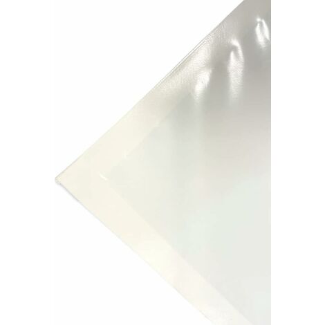 TENDAGGIMANIA Telo in PVC in alta grammatura 650 g/mq - impermeabile al 100% - Ignifugo, Anti UV, Antivento, Antipioggia, Antistrappo - Vendita al mezzo metro lineare - Colore: Bianco -250cm