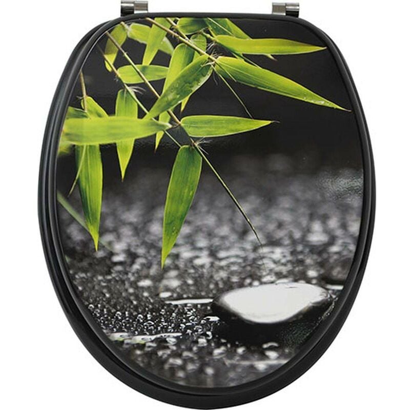 Abattant wc mdf 18 pouces attaches acier inoxydable - punta cana - Tendance