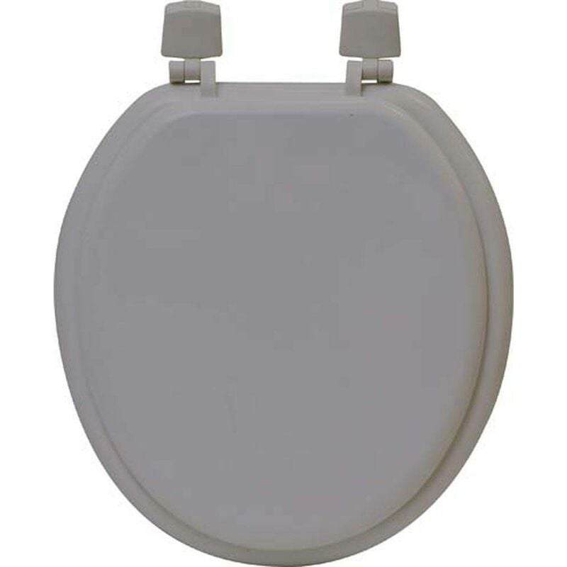 Tendance - Abattant wc mdf 17 pouces attaches plastiques - taupe