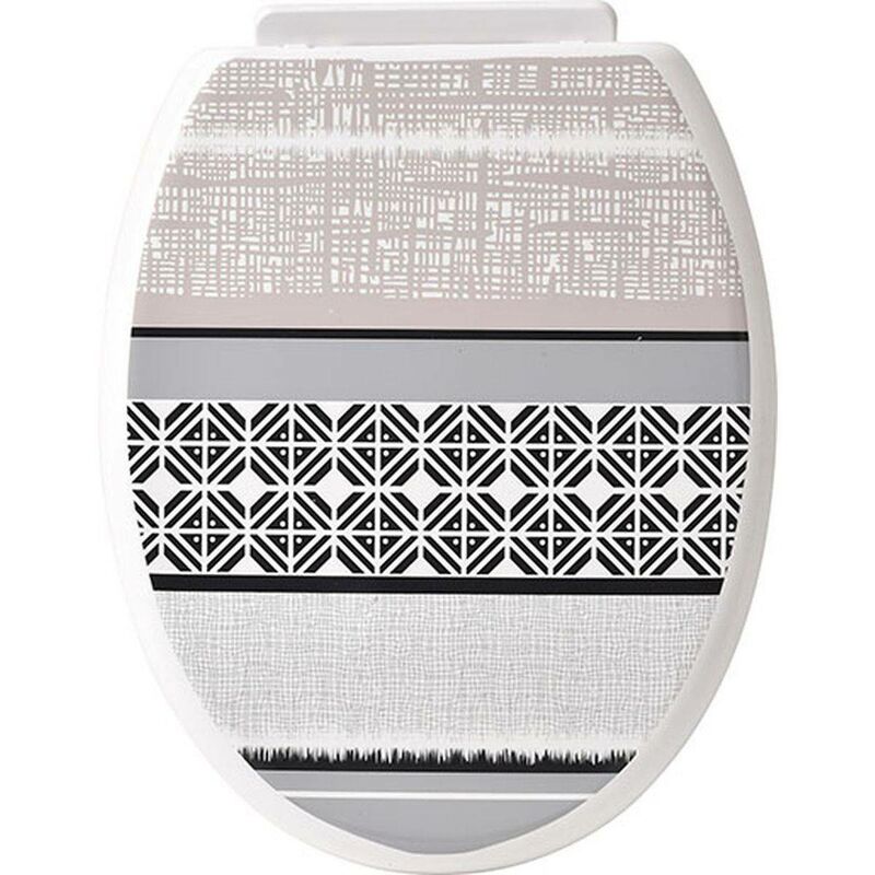 Tendance - Abattant wc pp 18 pouces attaches plastiques - emotion