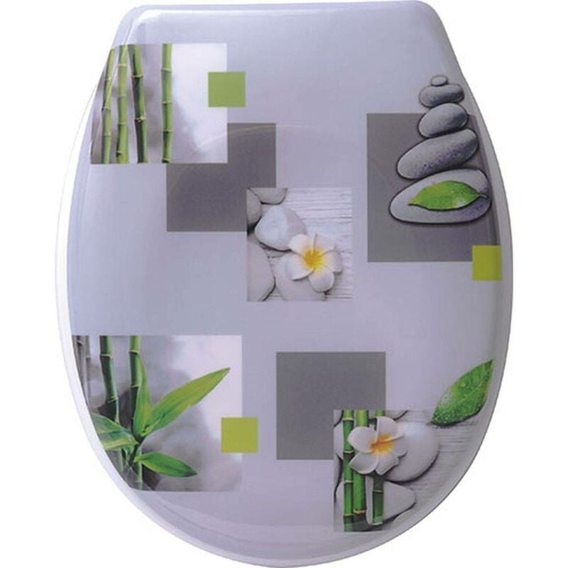Abattant wc thermodur 18 pouces attaches plastiques - honolulu - Tendance