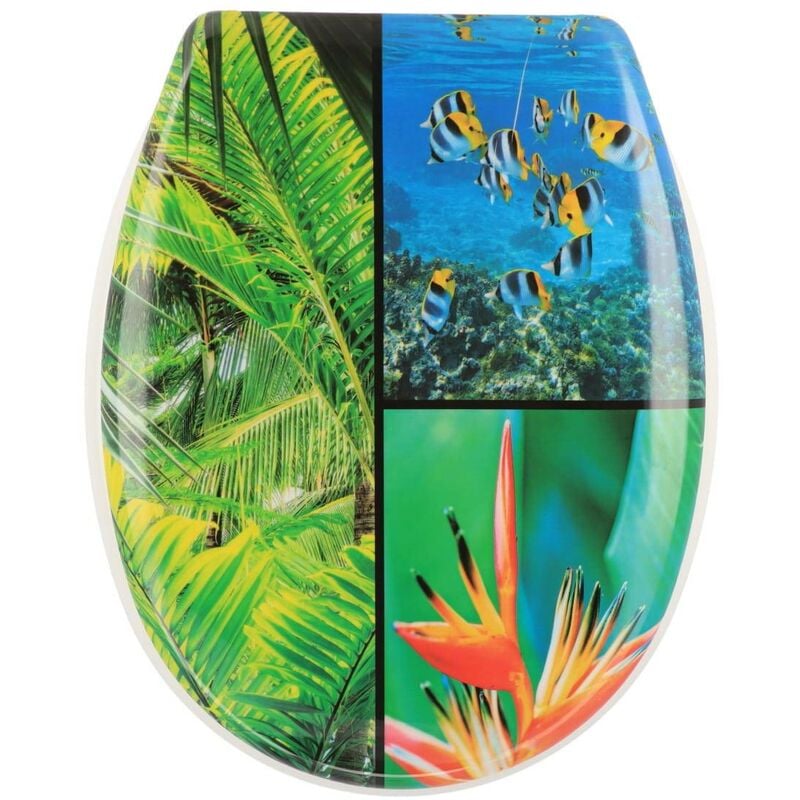 Abattant wc thermodur 18 pouces attaches plastiques - island spirit - Tendance